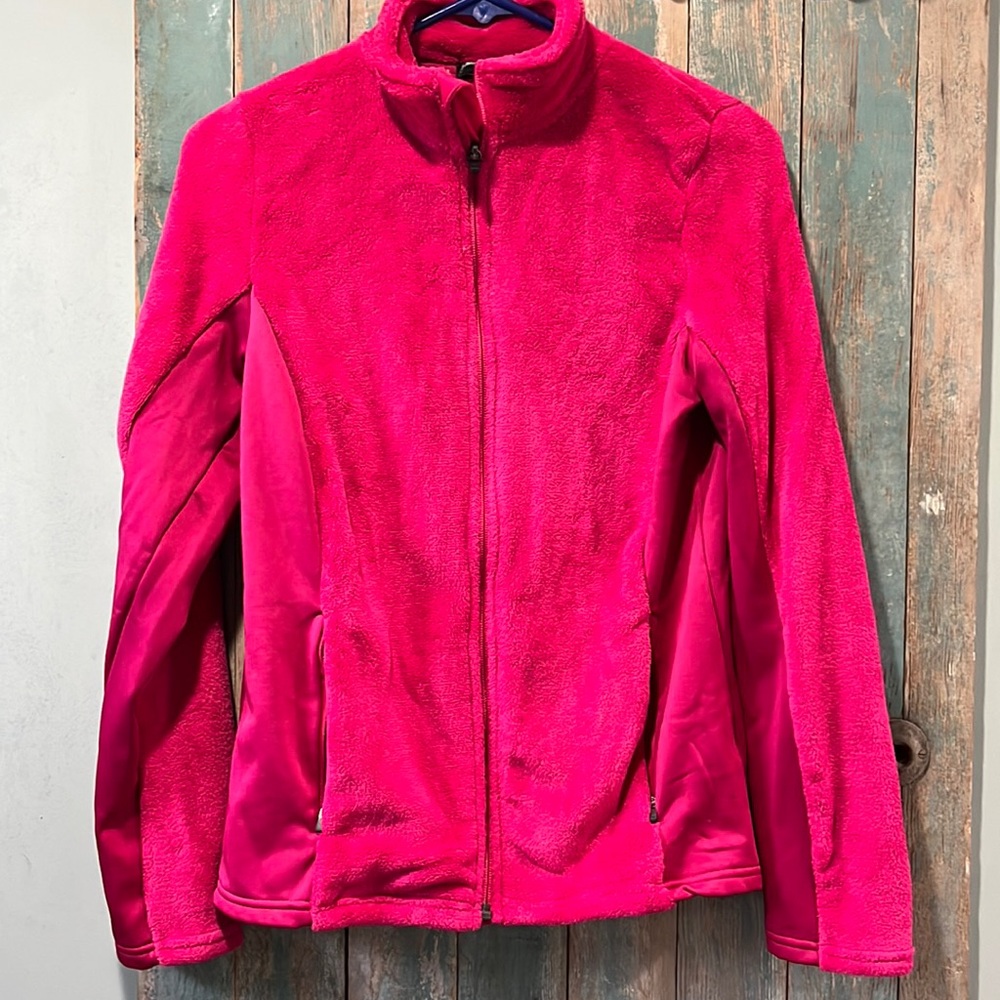 Love Ryan Los Angeles ladies small pink zip up long sleeve jacket